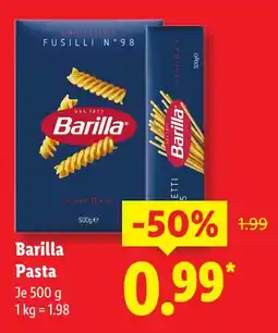 Lidl Barilla fusilli n°98 Angebot
