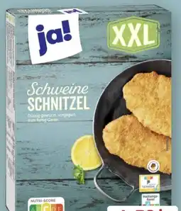 REWE ja! Schweine Schnitzel Wiener Art XXL Angebot