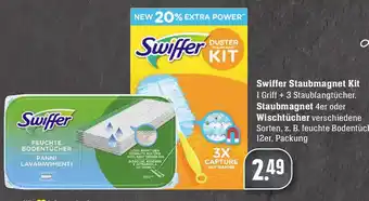 Edeka Swiffer Staubmagnet Kit, Staubmagnet oder Wischtücher Angebot