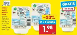Netto Marken-Discount GUTES Land Speisequark Magerstufe Angebot