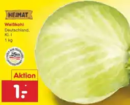 Netto Marken-Discount HEIMAT Weißkohl Angebot