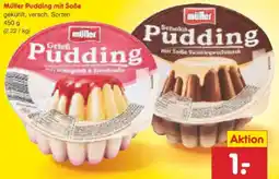 Netto Marken-Discount Müller Pudding mit Soße Angebot