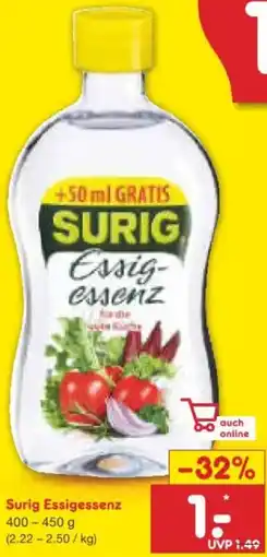 Netto Marken-Discount Surig Essigessenz Angebot