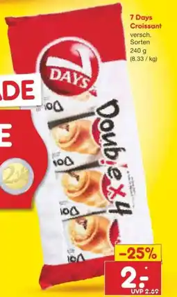 Netto Marken-Discount 7 Days Croissant Angebot