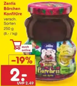 Netto Marken-Discount Zentis Bärchen Konfitüre Angebot