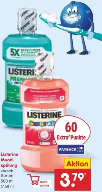 Netto Marken-Discount Listerine Mundspülung Angebot