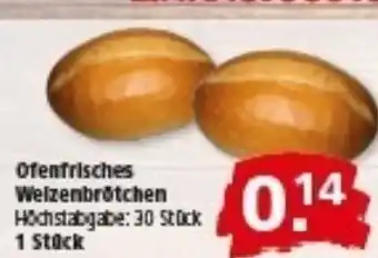 Multi Markt Ofenfrisches Welzenbrötchen Angebot