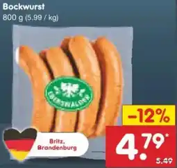 Netto Marken-Discount Bockwurst Angebot