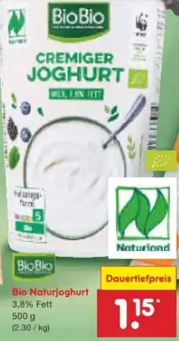 Netto Marken-Discount Bio Naturjoghurt Angebot