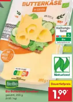 Netto Marken-Discount Bio Butterkase Scheiben Angebot