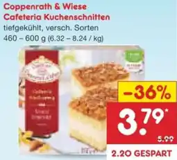 Netto Marken-Discount Coppenrath & Wiese Cafeteria Kuchenschnitten Angebot