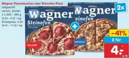Netto Marken-Discount Wagner Flammkuchen oder Steinofen Pizza Angebot