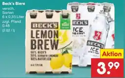Netto Marken-Discount Beck's Biere Angebot