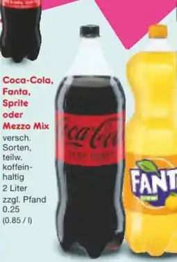 Netto Marken-Discount Coca-Cola, Fanta, Sprite oder Mezzo Mix Angebot