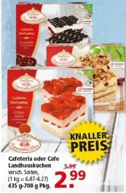 Multi Markt Cafeteria oder Cafe Landhauskuchen Angebot
