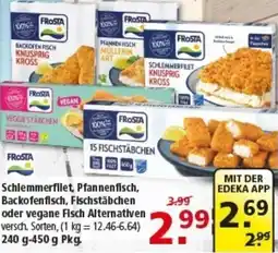 Multi Markt FROSTA Schlemmerfilet, Pfannenfisch, Backofenfisch, Fischstäbchen oder vegane Fisch Alternativen Angebot
