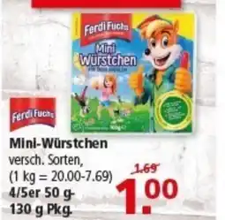 Multi Markt Ferdi Fuchs Mini Würstchen Angebot