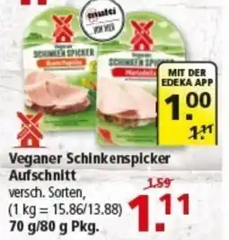 Multi Markt Veganer Schinkenspicker Aufschnitt Angebot