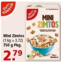 Multi Markt GUTS&GÜNSTIG Mini Zimtos Angebot