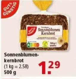 Multi Markt GUTS&GÜNSTIG Sonnenblumen Kernbrot Angebot