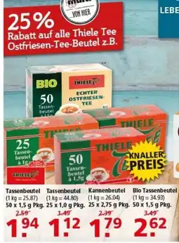 Multi Markt Thiele Tee Ostfriesen-Tee-Beutel z.B. Tassenbeutel Angebot