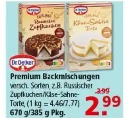 Multi Markt Dr.Oetker Premium Backmischungen Angebot