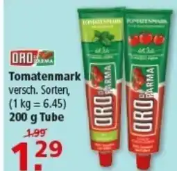 Multi Markt ORO di PARMA Tomatenmark Angebot