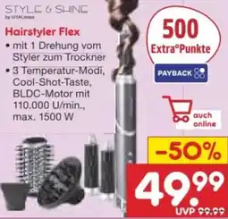 Netto Marken-Discount STYLE & SHINE Hairstyler Flex Angebot