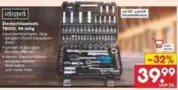 Netto Marken-Discount Scheppach Steckschlüsselsatz TB100, 94-teilig Angebot