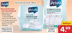 Netto Marken-Discount Priva Raumentfeuchter oder Nachfüllpack Angebot