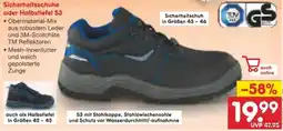 Netto Marken-Discount Sicherheitsschuhe oder Halbstiefel S3 Angebot