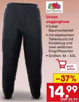 Netto Marken-Discount Unisex Jogginghose Angebot