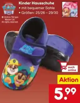 Netto Marken-Discount Kinder Hausschuhe Angebot