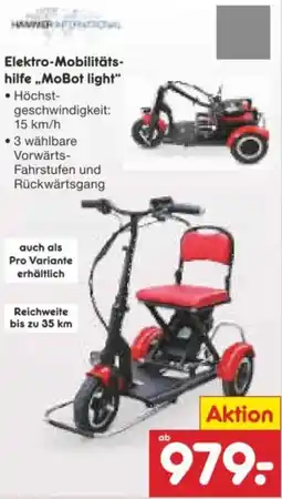 Netto Marken-Discount Elektro-Mobilitätshilfe „MoBot light“ Angebot
