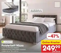 Netto Marken-Discount JUSKYS Polsterbett Nizza Angebot