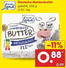 Netto Marken-Discount GUTES Land Deutsche Markenbutter Angebot