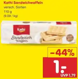 Netto Marken-Discount Kathi Sandwichwaffeln Angebot