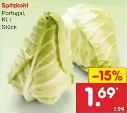 Netto Marken-Discount Spitzkohl Angebot