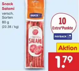 Netto Marken-Discount Snack Salami Angebot
