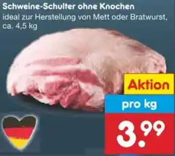 Netto Marken-Discount Schweine-Schulter ohne Knochen Angebot