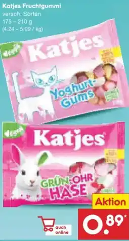 Netto Marken-Discount Katjes Fruchtgummi Angebot