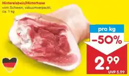 Netto Marken-Discount Hintereisbein/Hinterhaxe Angebot