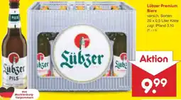 Netto Marken-Discount Lübzer Premium Biere Angebot