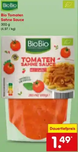 Netto Marken-Discount Bio Tomaten Sahne Sauce Angebot
