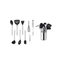 Netto Marken-Discount ECHTWERK Küchenhelfer Set 10-teilig silber Angebot