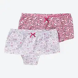 NKD Kinder-Mädchen-Slips mit Herz-Motiv, 2er-Pack Angebot