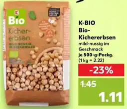 Kaufland K-BIO Bio-Kichererbsen Angebot