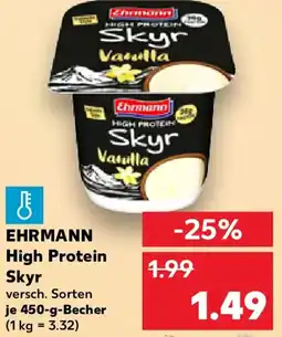 Kaufland EHRMANN High Protein Skyr Angebot