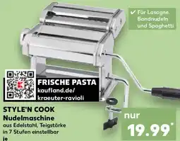 Kaufland STYLE'N COOK Nudelmaschine Angebot