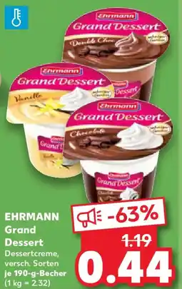 Kaufland EHRMANN Grand Dessert Angebot